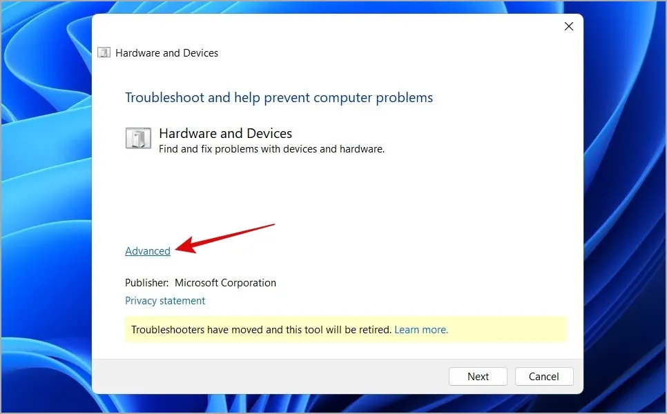 Risoluzione dei problemi relativi a hardware e dispositivi su Windows