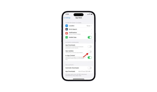 Cómo deshabilitar las actualizaciones automáticas en iPhone