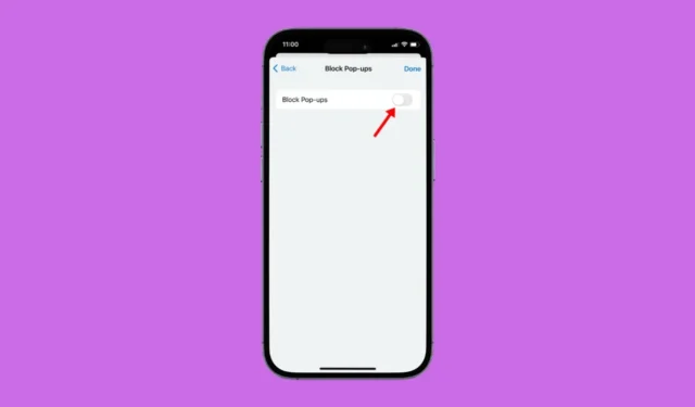 Como desativar o bloqueador de pop-ups no iPhone em 2024