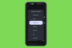 Hoe je het Android-toetsenbord groter kunt maken