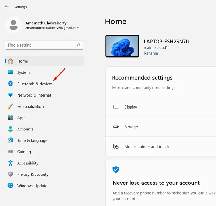 Bluetooth e dispositivos