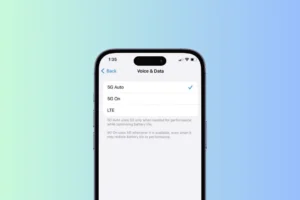 Como desligar o 5G no iPhone