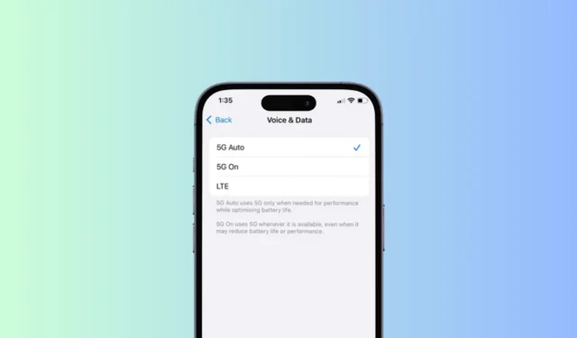 Cómo apagar 5G en iPhone