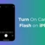 Slik slår du på kamerablits på iPhone (2024-veiledning)