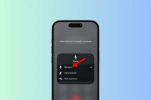 Как да включите гласовата изолация на iPhone