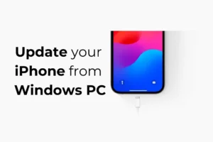 Windows PCからiPhoneをアップデートする方法