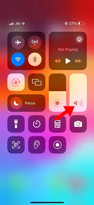 Controle o volume do iPhone sem o botão de volume