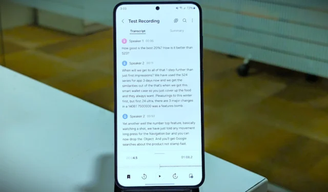Come utilizzare Transcribe Assist su Samsung Galaxy S24