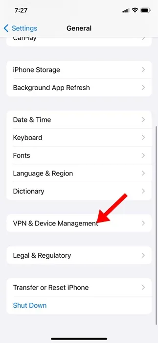 VPN- en apparaatbeheer