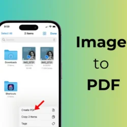 Как конвертировать изображение в PDF на iPhone в 2024 году