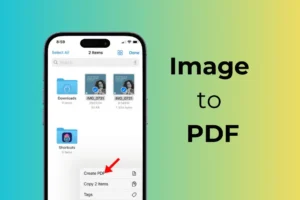 Cómo convertir imágenes a PDF en iPhone en 2024