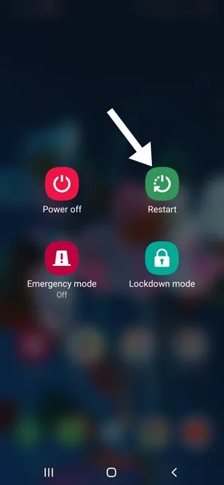 Рестартирайте вашия телефон Samsung Galaxy