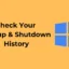 Comment vérifier votre historique de démarrage et d’arrêt sous Windows