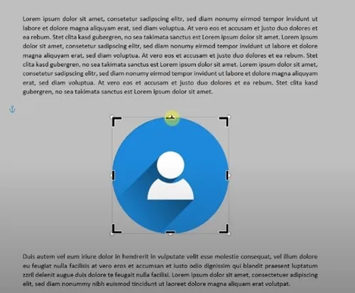 snijd uw afbeelding bij tot een cirkel