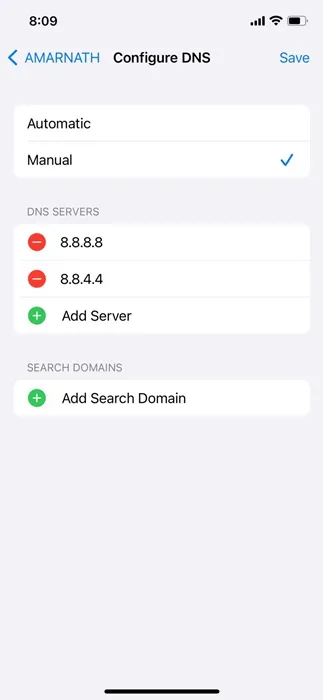 Google DNS-Server