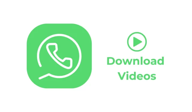 Comment télécharger des vidéos sur WhatsApp pour PC