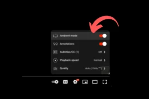 Cómo habilitar el modo ambiente en YouTube (escritorio y móvil)