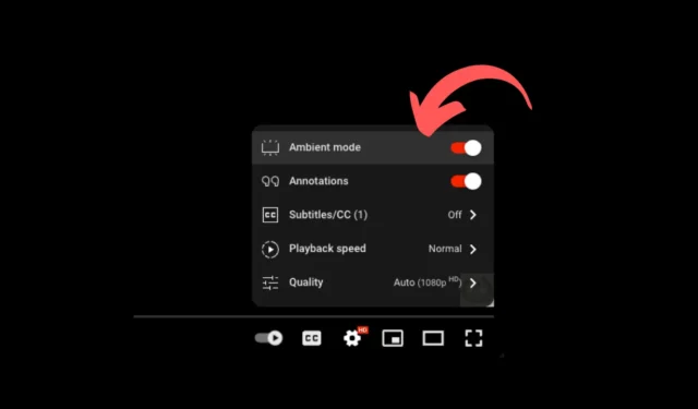 Come abilitare la modalità Ambient su YouTube (desktop e dispositivi mobili)