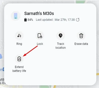 Prolunga la durata della batteria su SmartThings Find