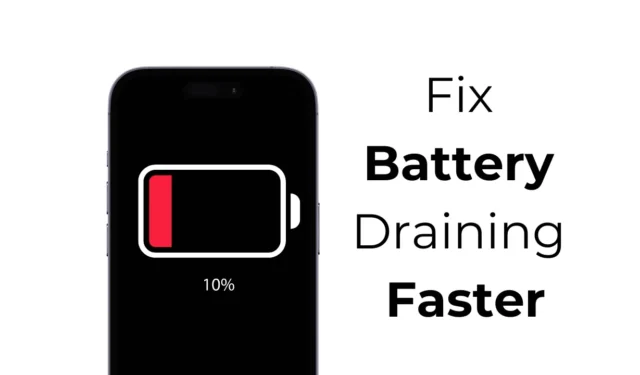 Comment réparer la décharge plus rapide de la batterie après la mise à jour iOS 17.4.1