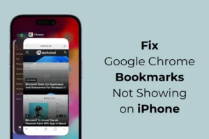 Come risolvere i segnalibri di Chrome che non vengono visualizzati su iPhone