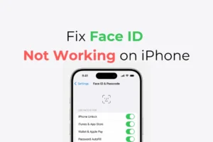 Jak opravit, že Face ID nefunguje na iPhone po aktualizaci iOS