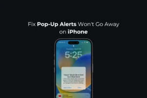 Como consertar alertas pop-up que não desaparecem no iPhone