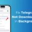 Hvordan fikse Telegram som ikke laster ned i bakgrunnen på iPhone
