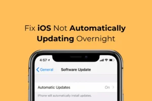 iOS ne se met pas à jour automatiquement pendant la nuit ? Essayez ces 8 correctifs