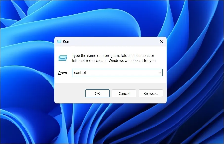 Apri il Pannello di controllo su Windows