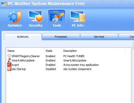 PC Brother-systeemonderhoud Gratis