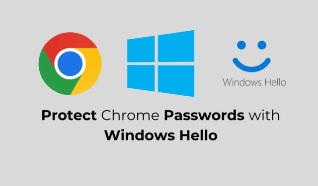 Chrome-salasanojen suojaaminen Windows Hellolla