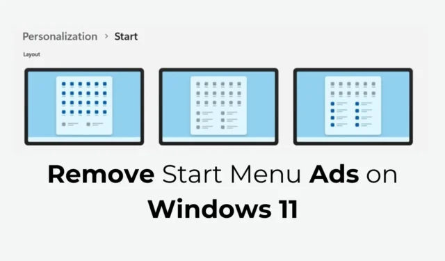 Comment supprimer les publicités du menu Démarrer sur Windows 11 (Guide complet)