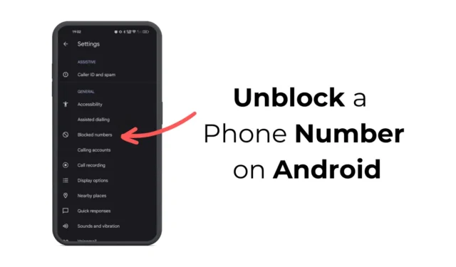 Come sbloccare un numero di telefono su Android