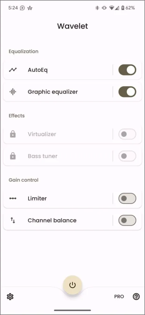 Android의 Wavelet 앱