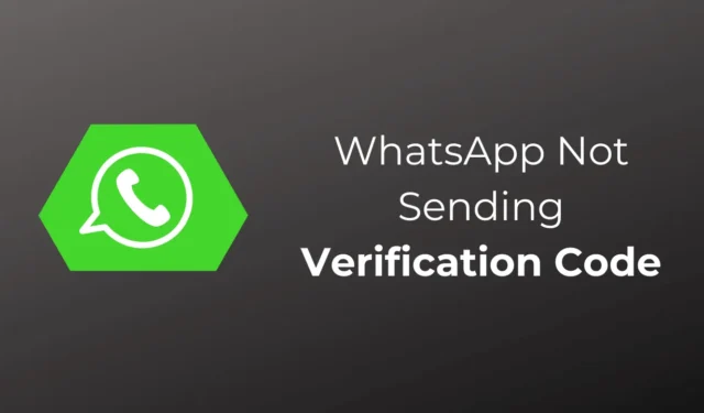 11 soluciones para WhatsApp que no envía el código de verificación