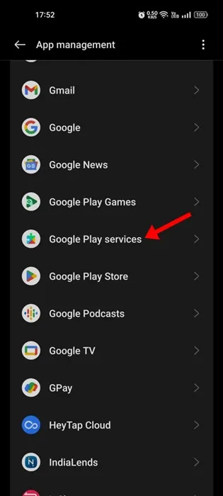 Услуги на Google Play