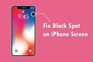 Hoe Black Spot op het iPhone-scherm te repareren