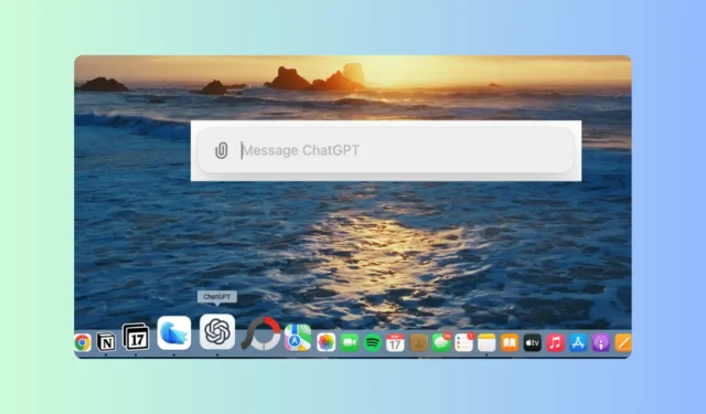 ChatGPT ora ha un’app desktop macOS: come scaricarla?