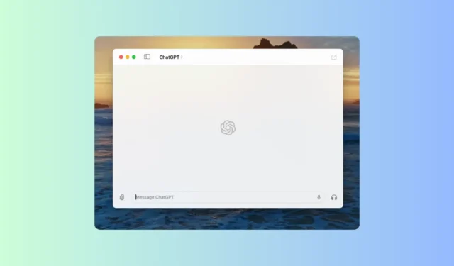 Slik får du tilgang til ChatGPT macOS-appen nå