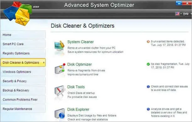 Optimizador avanzado del sistema