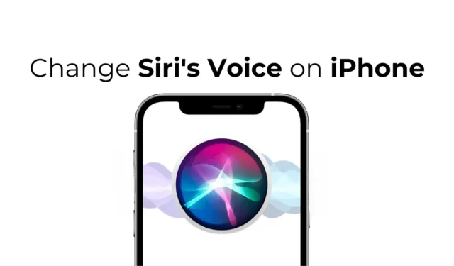 Comment changer la voix de Siri sur iPhone