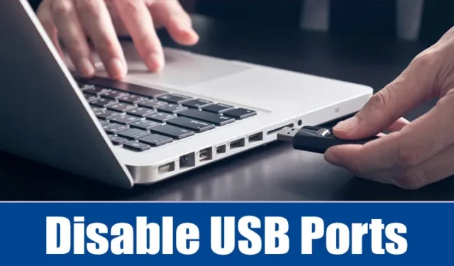 Jak zakázat porty USB na počítači / notebooku se systémem Windows 11 (5 metod)