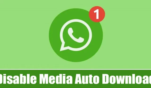 Come disattivare il download automatico dei contenuti multimediali in WhatsApp per Android