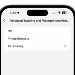 Как включить расширенное отслеживание и защиту от отпечатков пальцев на iPhone