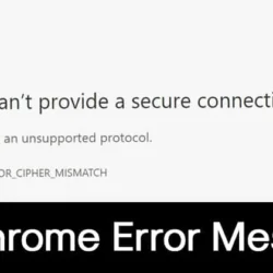 「ERR SSL バージョンまたは暗号が一致しません」エラーを修正する方法