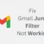 Gmail 정크 필터가 작동하지 않는 문제를 해결하는 방법