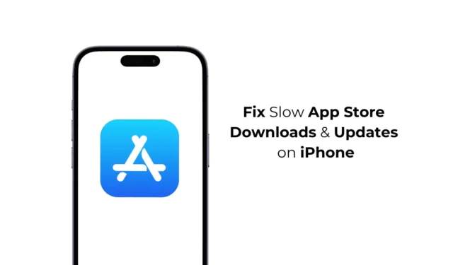 iPhone에서 느린 App Store 다운로드 및 업데이트를 수정하는 방법