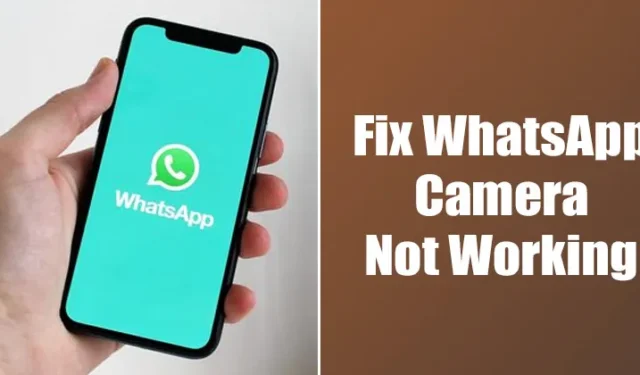 Comment réparer la caméra WhatsApp qui ne fonctionne pas sur Android (9 méthodes)