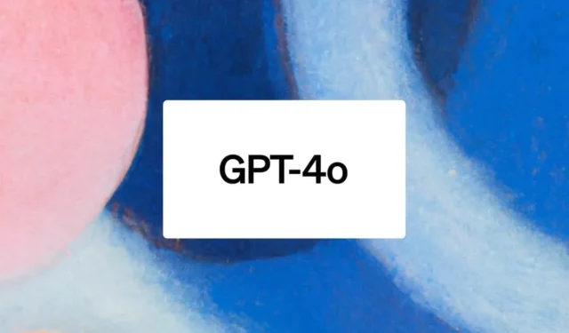 立即如何存取和使用 GPT-4o